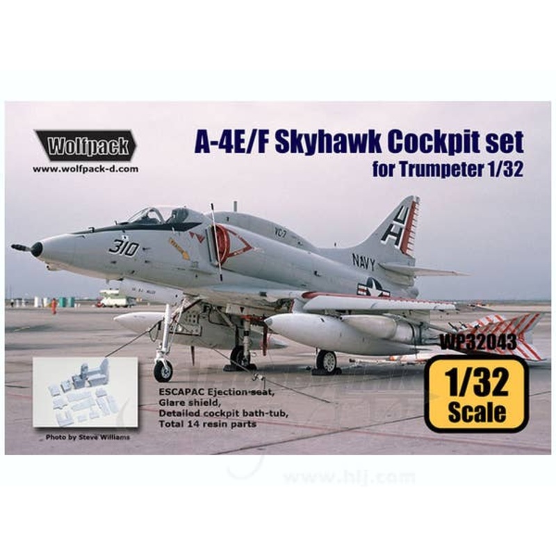 1/32 A-4E/F Skyhawk Cockpit Set (for Trumpeter)