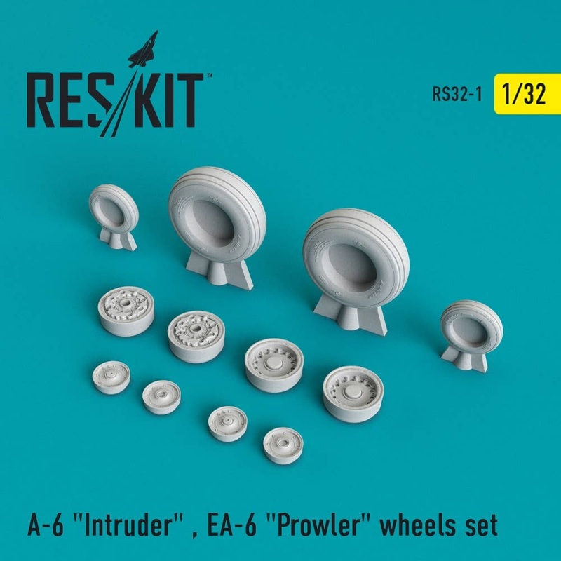 1/32 A-6 Intruder , EA-6 Prowler Wheels Set (for Trumpeter)