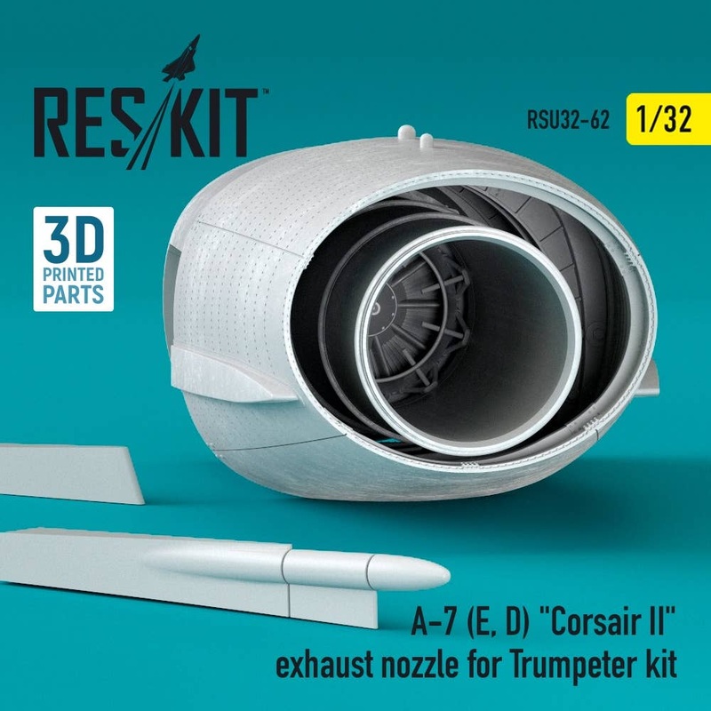 1/32 A-7 (E, D) Corsair II exhaust nozzle for Trumpeter kit