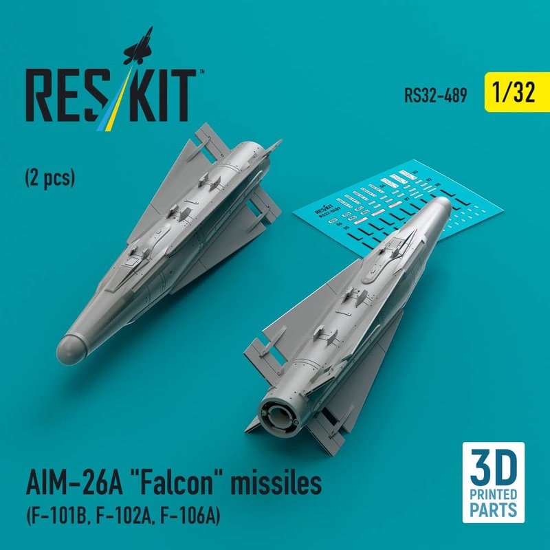 1/32 AIM-26A Falcon missiles (2 pcs)