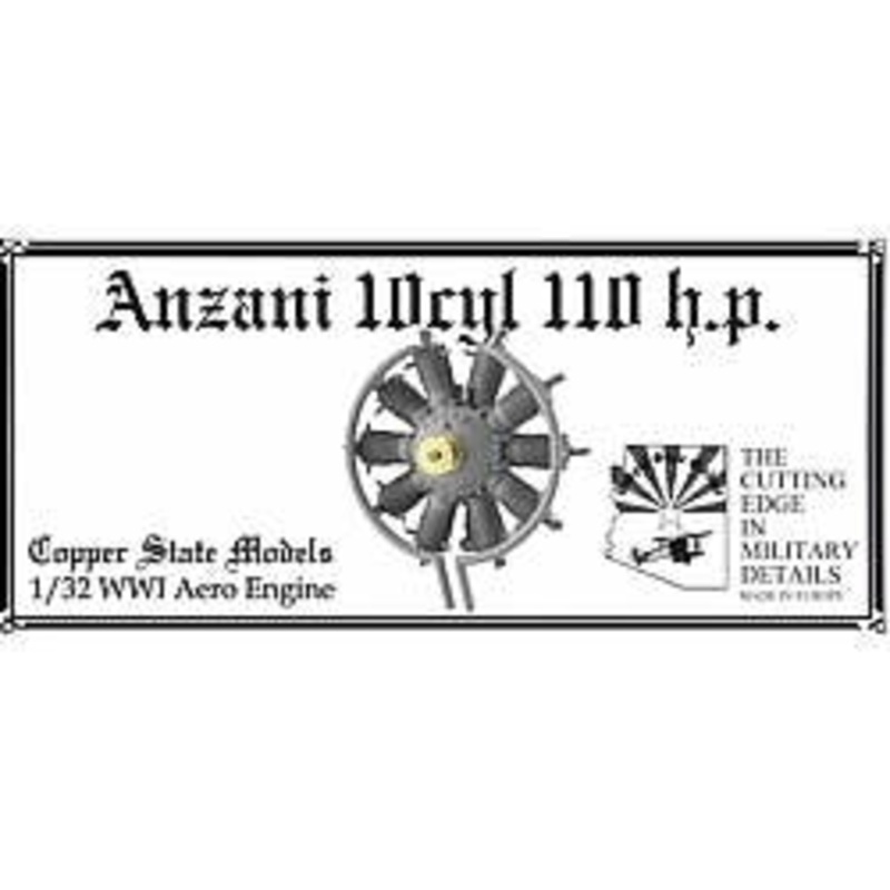 1/32 Anzani 10cyl Engine