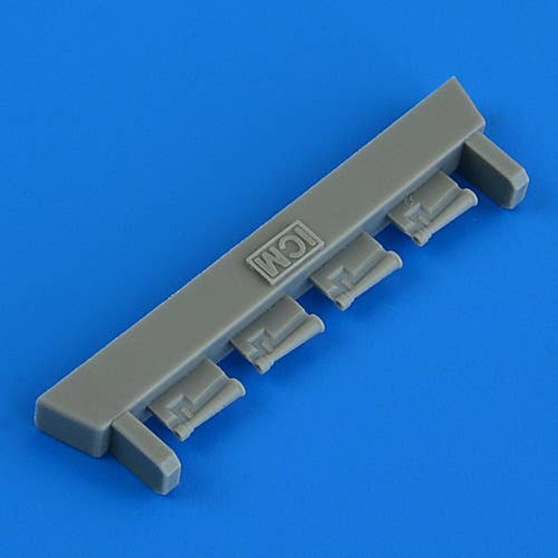 1/32 DH-82 Tiger Moth venturi tubes (For. ICM)