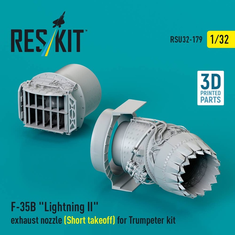 1/32 F-35B Lightning II exhaust nozzle (Short takeoff) for Trumpeter kit