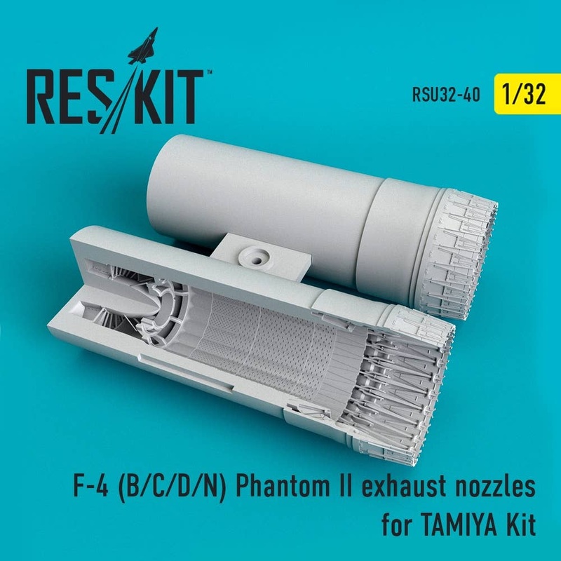 1/32 F-4 (B/C/D/N) Phantom Exhaust Nozzles (for Tamiya Kit)