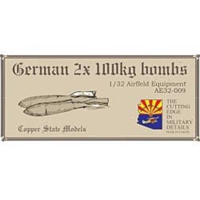 1/32 German 2x100kg Aerial Bombs