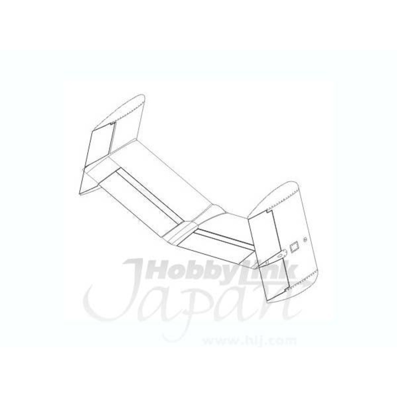 1/32 He 162A-2 Salamander control surface for Revel