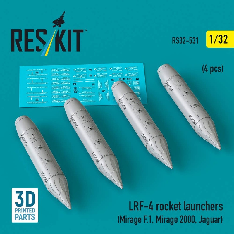 1/32 LRF-4 rocket launchers (4 pcs) (3D Printed)
