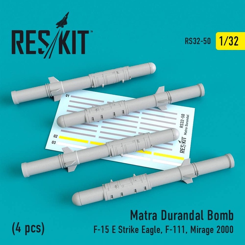 1/32 Matra Durandal Bomb (4 pcs) (F-15 E Strike Eagle, F-111, Mirage 2000)