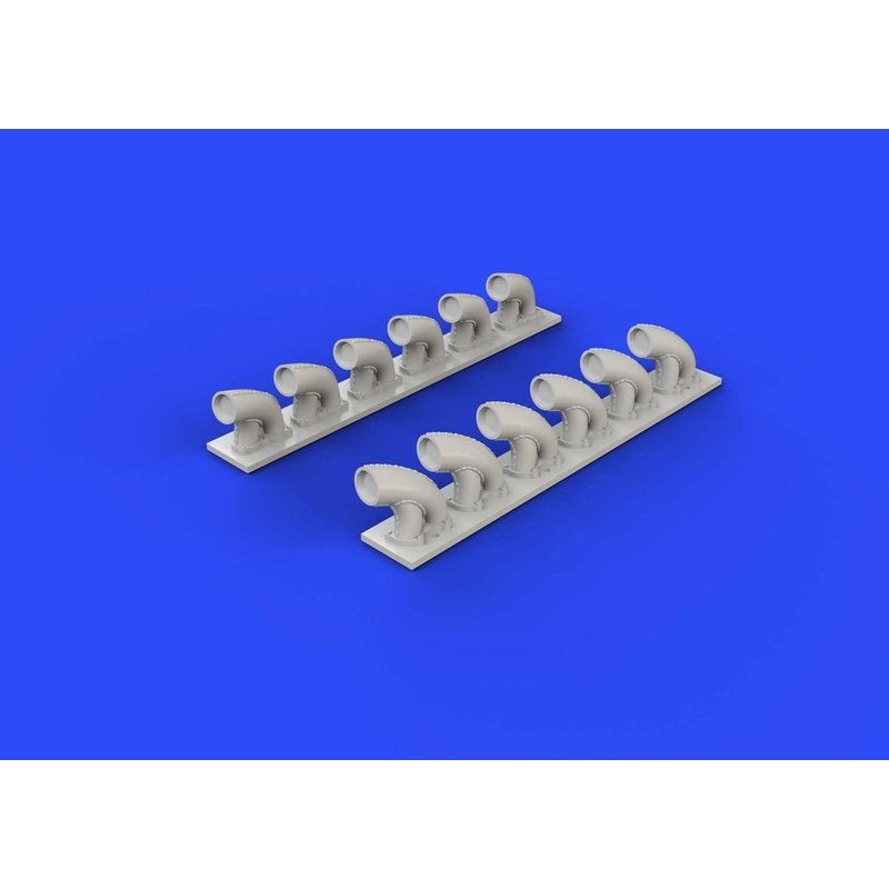 1/32 P-39Q/N Exhaust Stacks (Kittyhawk)