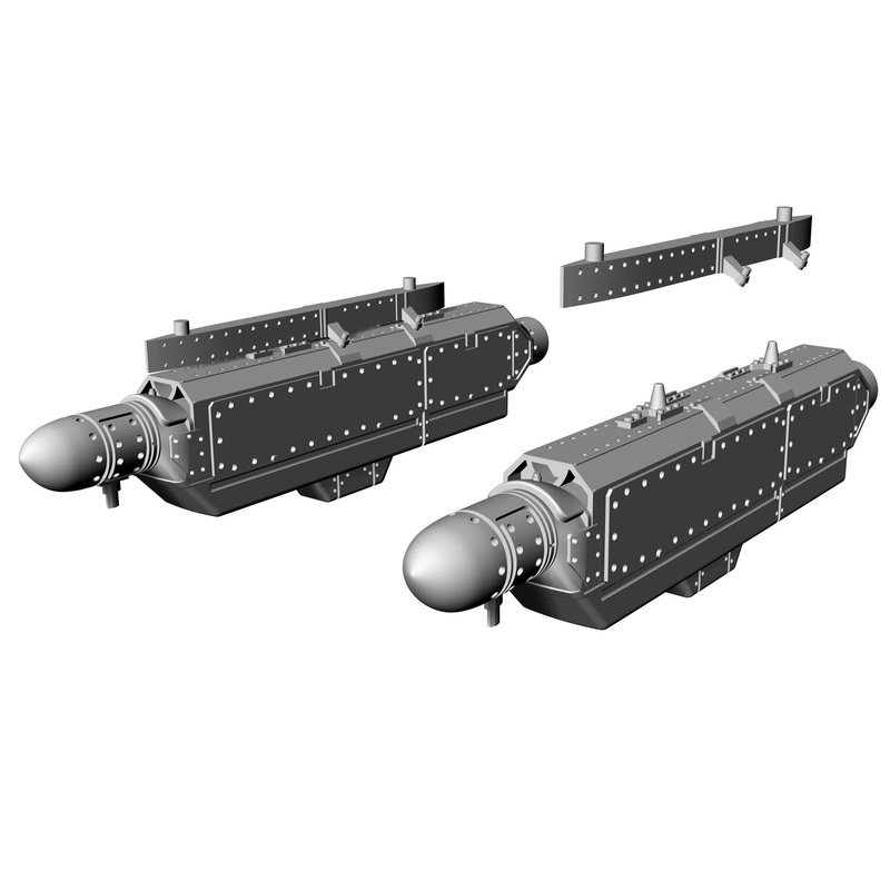 1/144 AN/ALQ-131 3 band, deep version for F-16 (2 pcs)