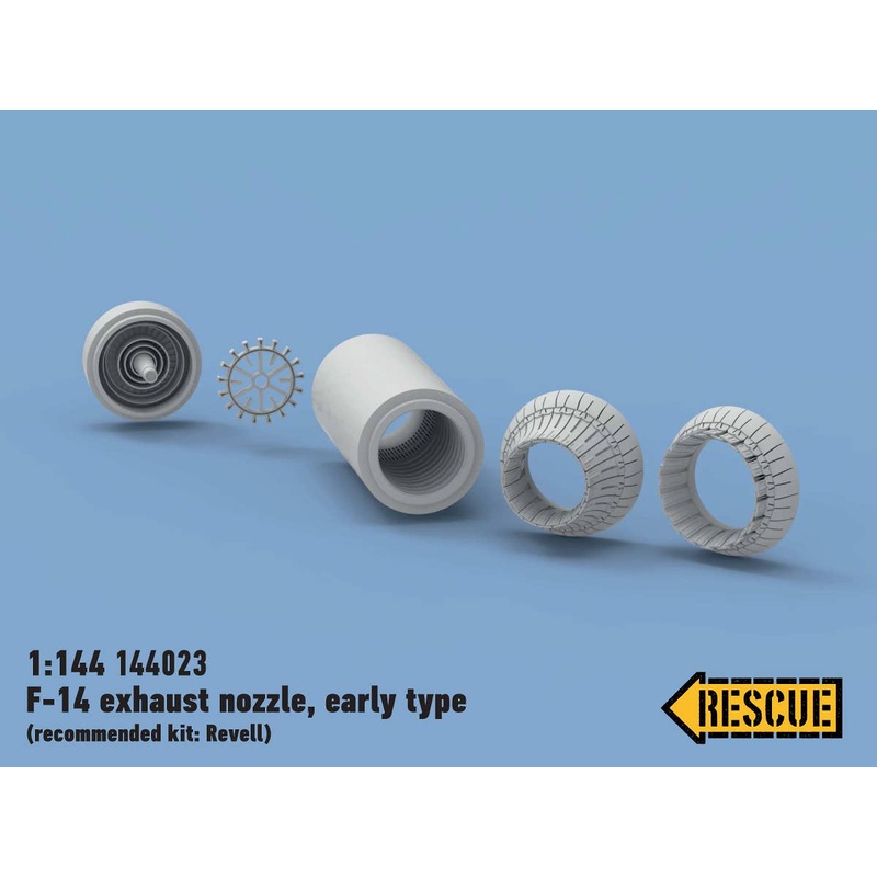 1/144 F-14 exhaust nozzle, early type (for Revell)