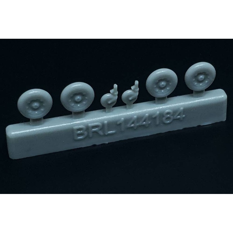 1/144 Messerschmitt Bf-109 K wheels set (2 sets)