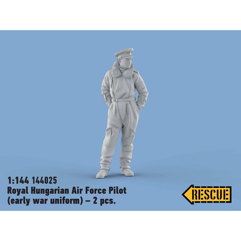 1/144 Royal Hungarian Air Force Pilot (early war uniform) - 2 pcs.
