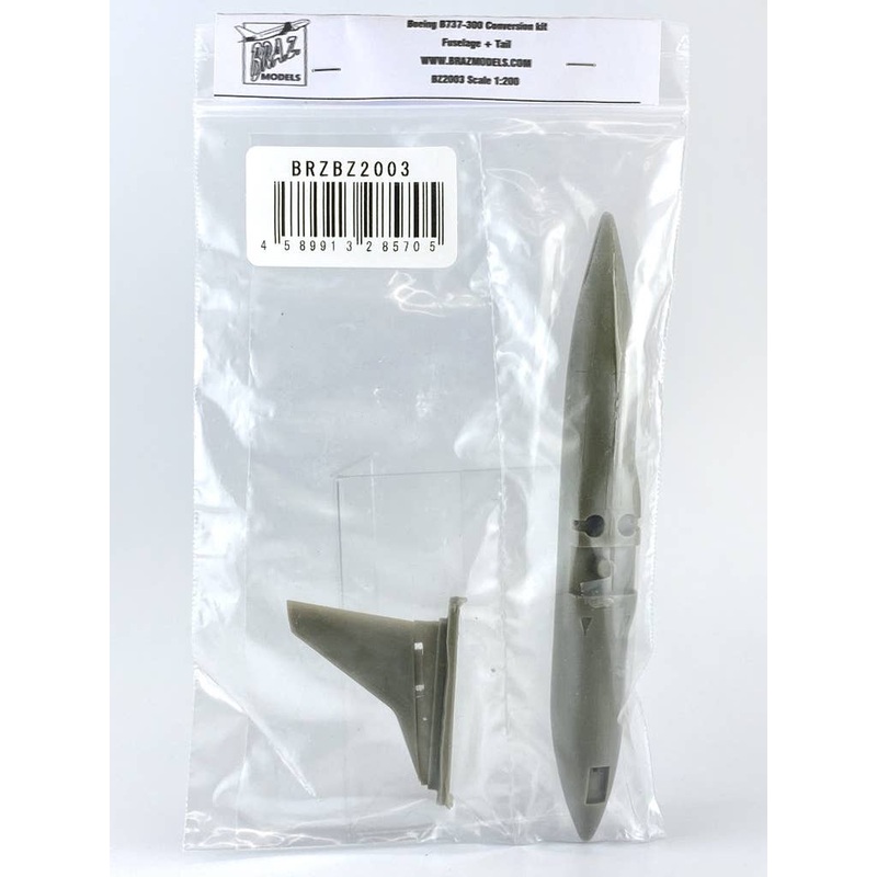 1/200 Boeing B737-300 Fuselage & Tail (for Hasegawa)