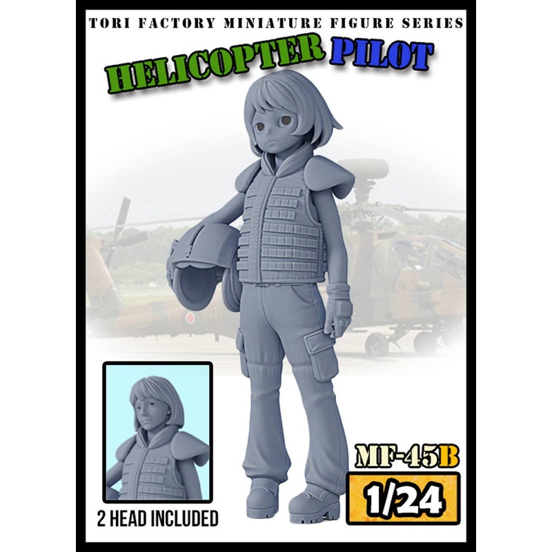 1/24 Current Use Female Helicopter Pilot