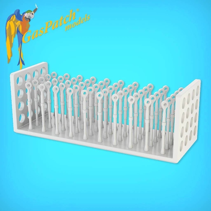 1/24 Resin Turnbuckles One End (50 pcs)