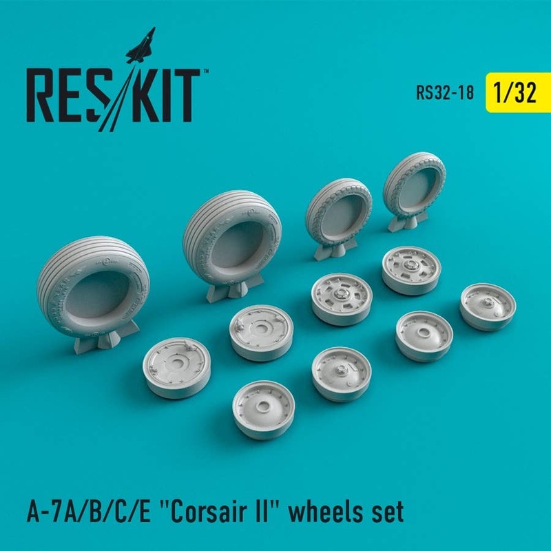 1/32 A-7 Corsair II A/B/C/E Wheels Set (for Trumpeter)