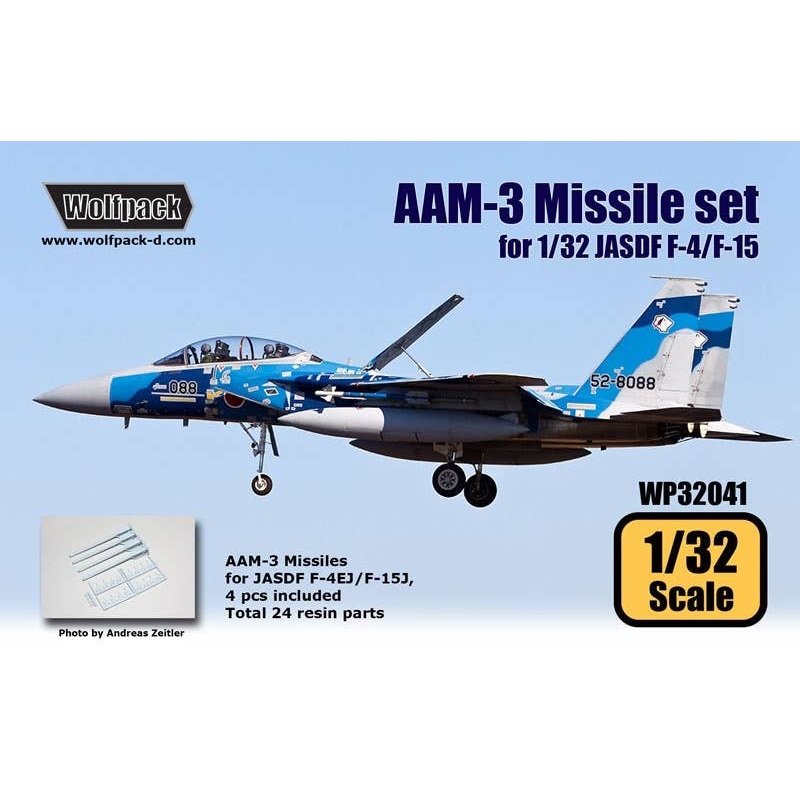 1/32 AAM-3 Missile Set for JASDF (4pcs)