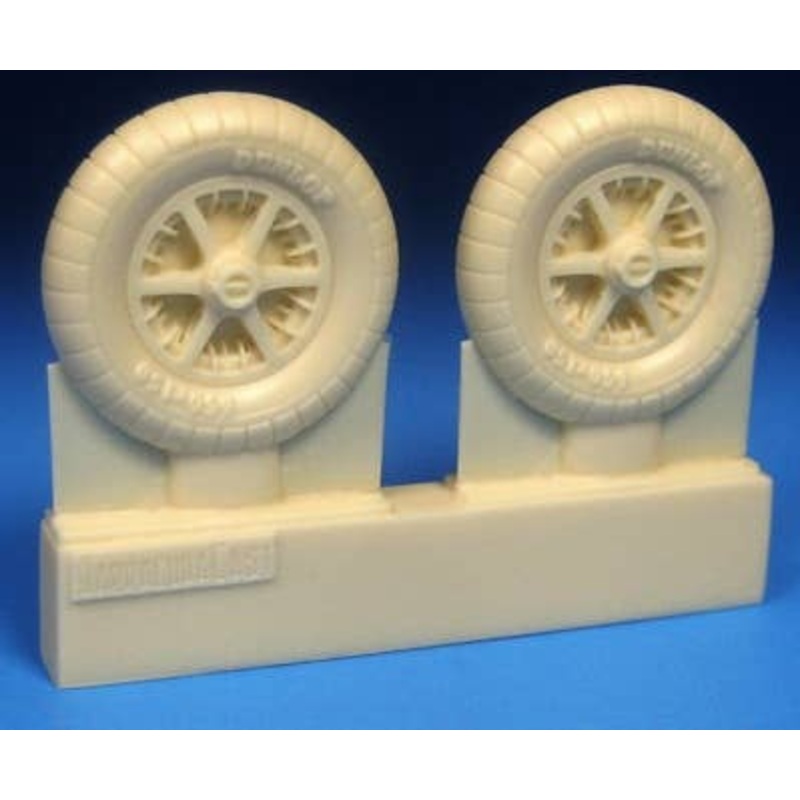 1/32 Bf 109E/F Mainwheels With Ribbed Tires