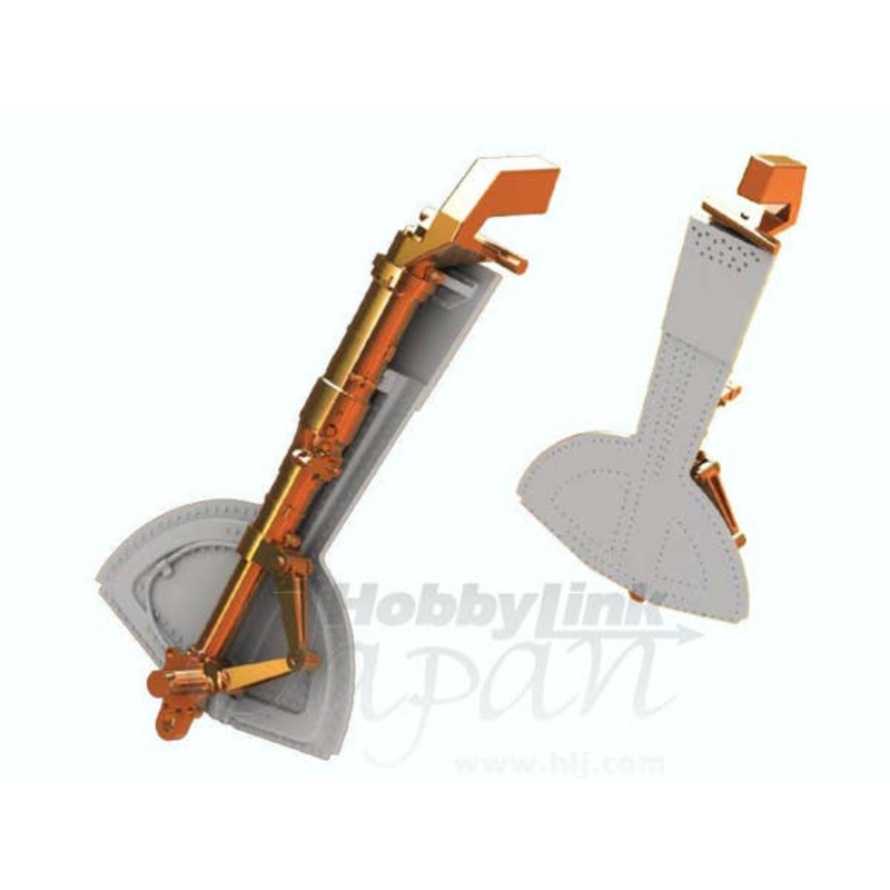 1/32 Bf 109G-6 Undercarriage Legs BRONZE (for Revell)