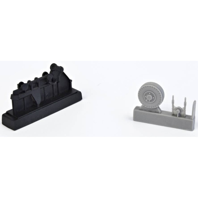 1/32 P-51D Mustang Tail Wheel with Strengthened Leg (for Revell)