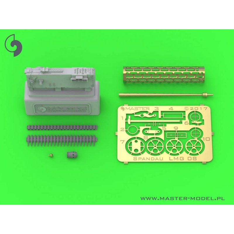 1/32 WWI Germany Spandau LMG 08 with Cooling Tube Ver.1 (1 piece)
