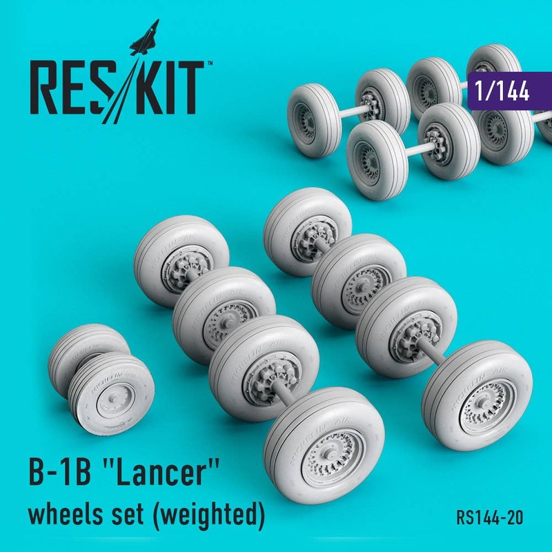 1/144 B-1B Lancer wheels set (weighted)