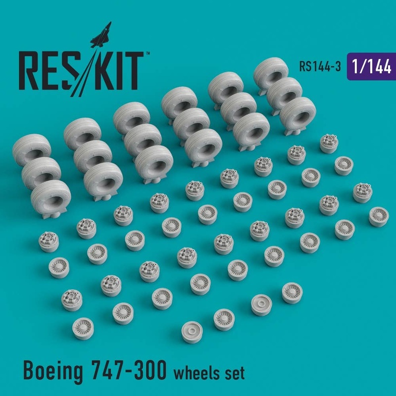 1/144 Boeing 747-300 Wheels Set