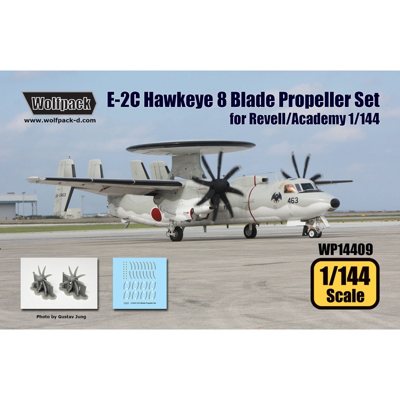 1/144 E-2C Hawkeye 8 Blade Propeller Set (for Revell/Academy)