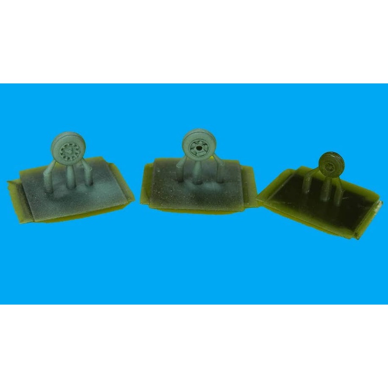 1/144 F-16 Wheels, for Revell (One set)
