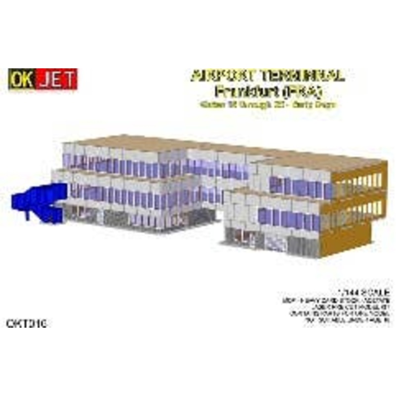 1/144 Frankfurt Airport (Fra) Terminal Building Gates 18-25 (1970S)