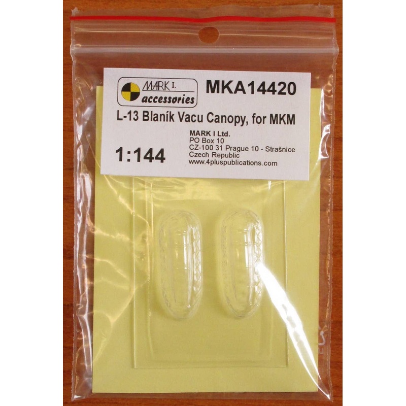 1/144 L-13 Blanik Vacuum Canopy (for Mark.I) (2pcs)