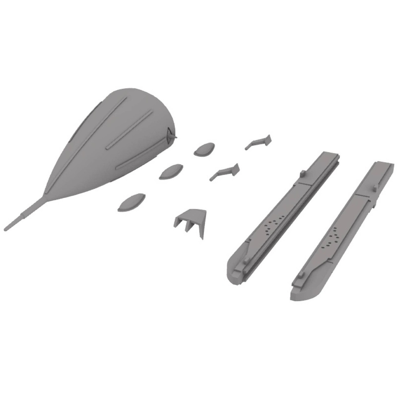 1/144 Nose & wing tips for F-16