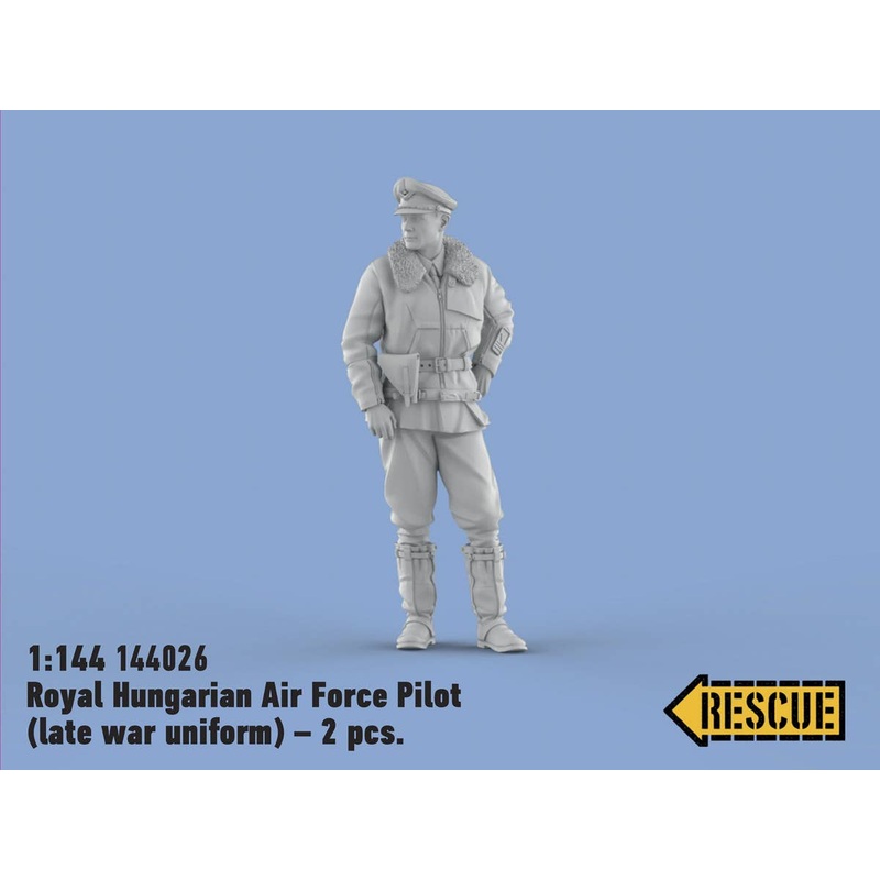 1/144 Royal Hungarian Air Force Pilot (late war uniform) - 2 pcs.