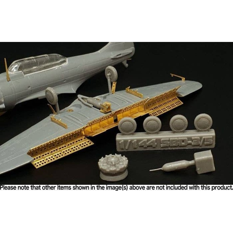 1/144 SBD-3 Dauntless Exterior Etching + Resin Detail Set (For Brengun)