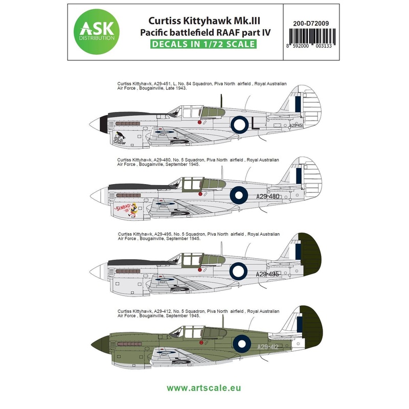 1/72 Curtiss Kittyhawk Mk.III Pacific battlefield RAAF part IV