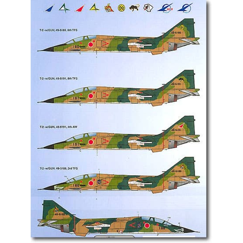 1/72 JASDF T-2B Collection Decal