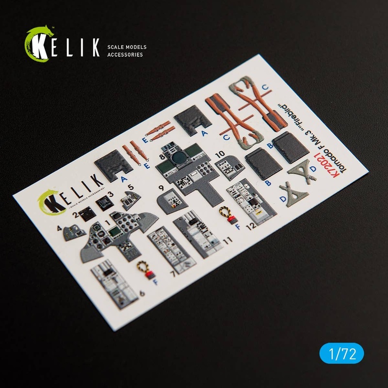 1/72 Tornado F Mk.3 Firebird Interior 3D Decal for Hasegawa