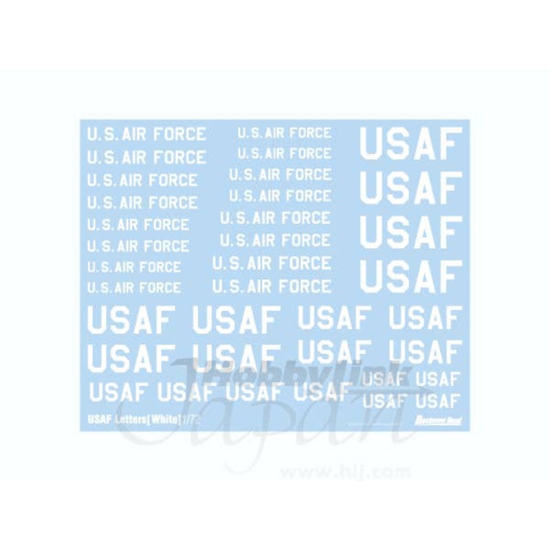 1/72 U.S.A.F. Letters (White)