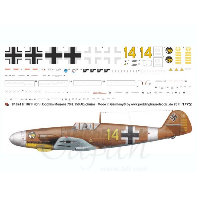 1/72 Bf109F Hans Joachim Marseile