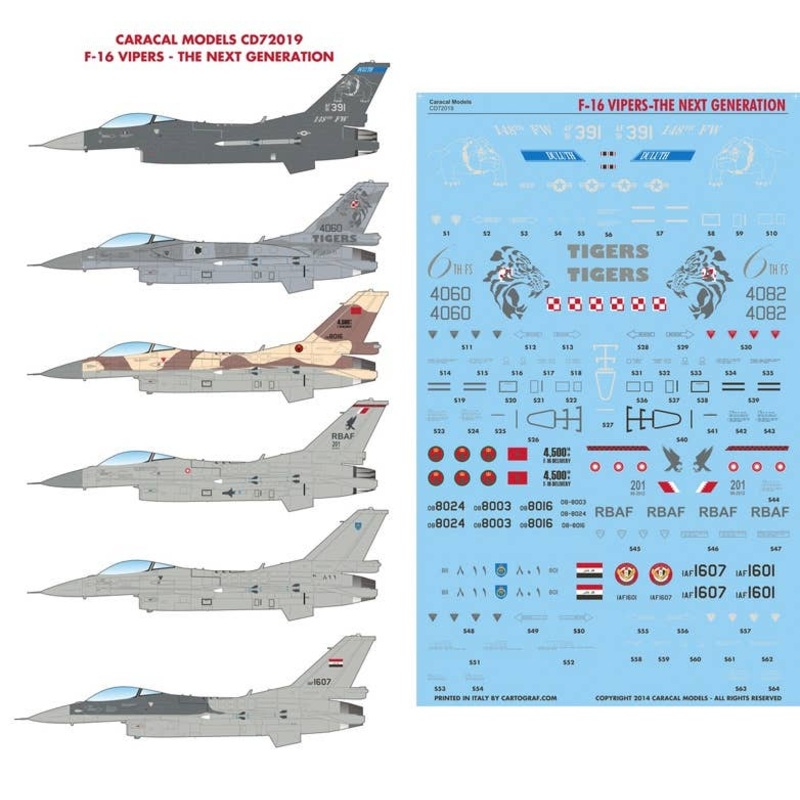 1/72 F-16 Vipers The Next Generation