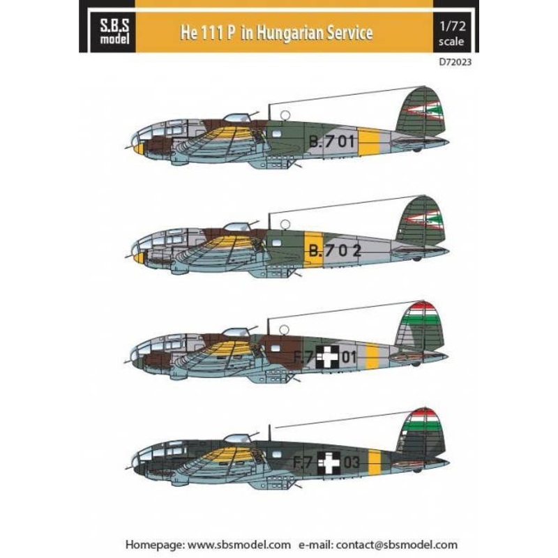 1/72 Heinkel He111P in Hungarian Service