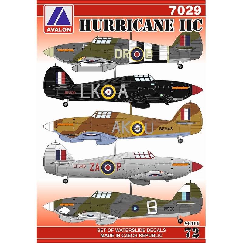 1/72 Hurricane Iic Decal