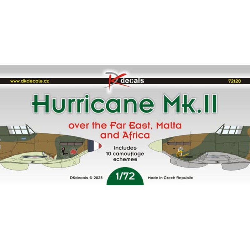1/72 Hurricane Mk.II over the Far East, Malta and Africa
