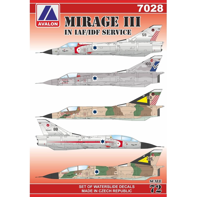 1/72 Mirage III in IAF/IDF Service