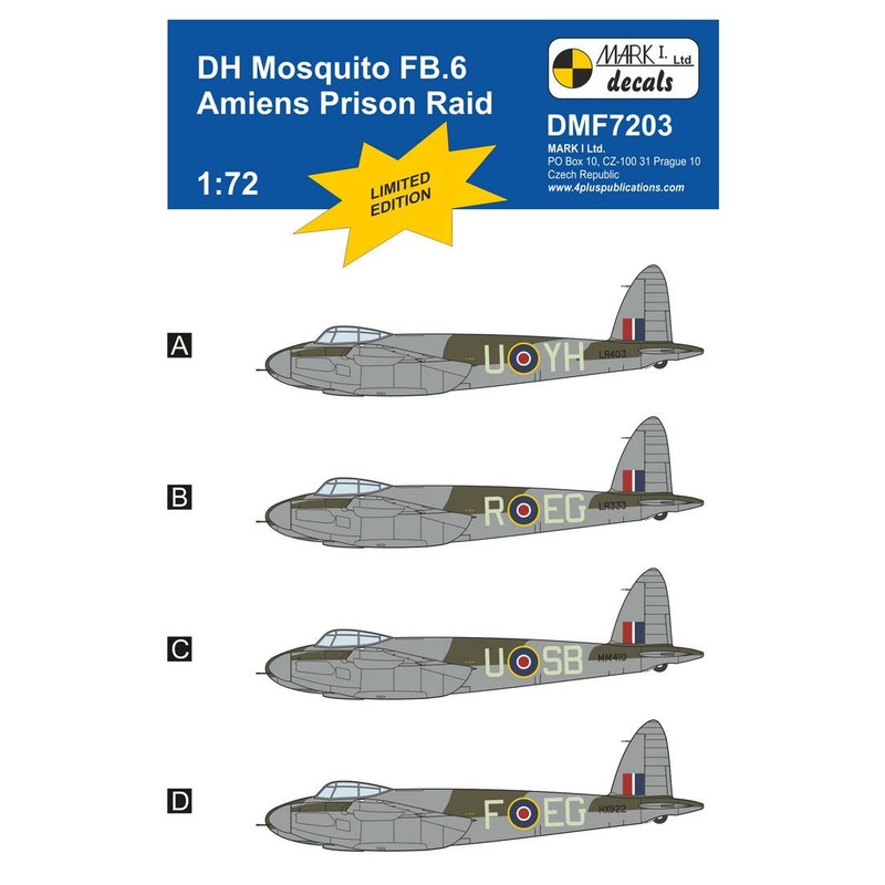 1/72 Mosquito FB.VI Amiens Prison Raid