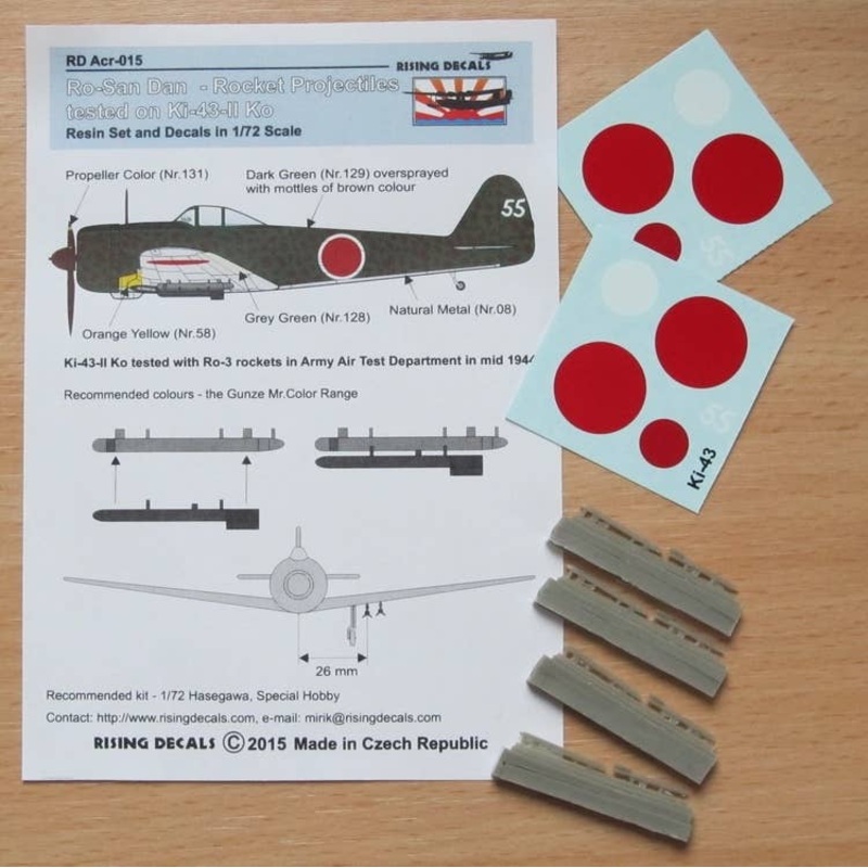 1/72 Nakajima Ki-43-IIb 3 Rocket (with decals)