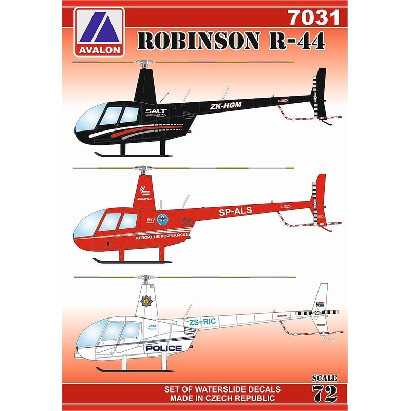 1/72 Robinson R-44 Decal
