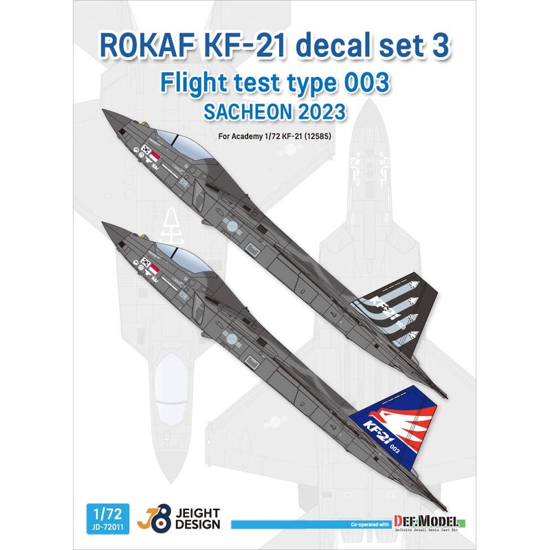 1/72 ROKAF KF-21 decal set 3 (for Academy)