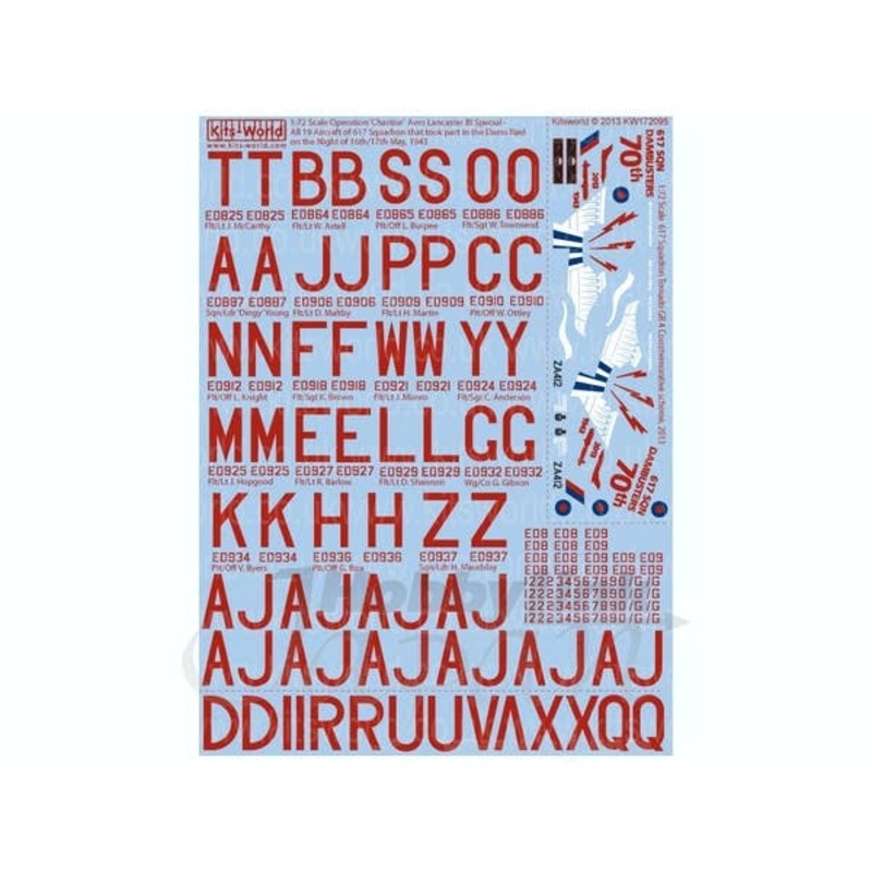 1/72 Avro Lancaster Decal Set 1